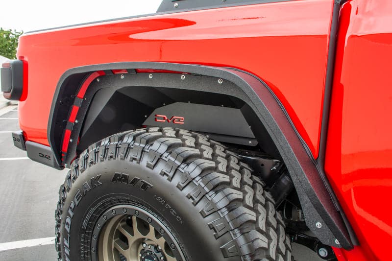 DV8 Offroad 2019+ Jeep Gladiator Guardabarros delgados y gordos