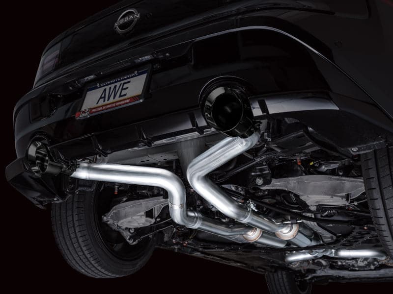 AWE 2023 Nissan Z RZ34 RWD Track Edition Catback Exhaust System w/ Diamond  Black Tips (3015-33400)