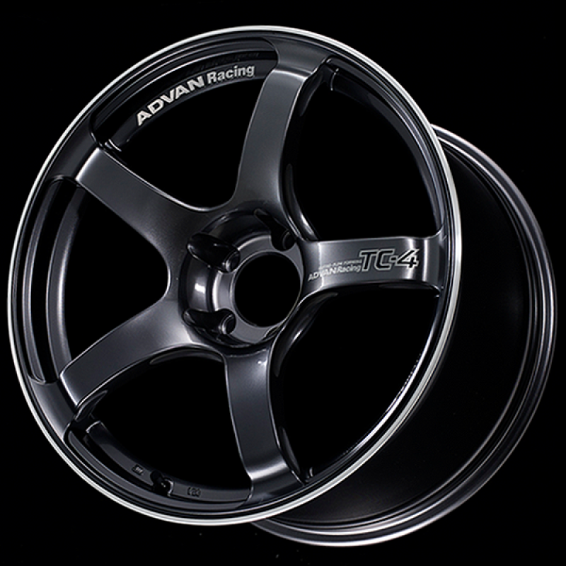 Advan TC4 18x9.5 +45 5-120 Racing Gun Metálico y Rueda de Anillo