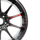 Volk Racing CE28 Club Racer 17"/18" Radios Adhesivo "Volk Racing" en rojo