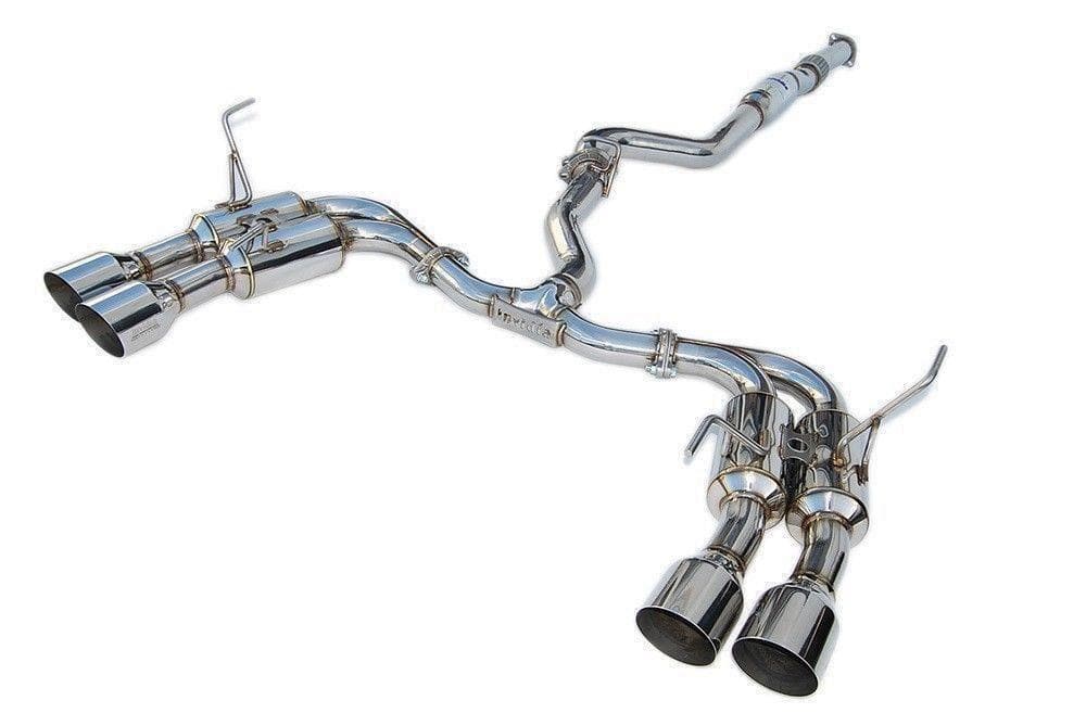 Invidia Gemini R400 Stainless Steel Tip Cat-Back Exhaust - 15+ Subaru WRX & WRX STi