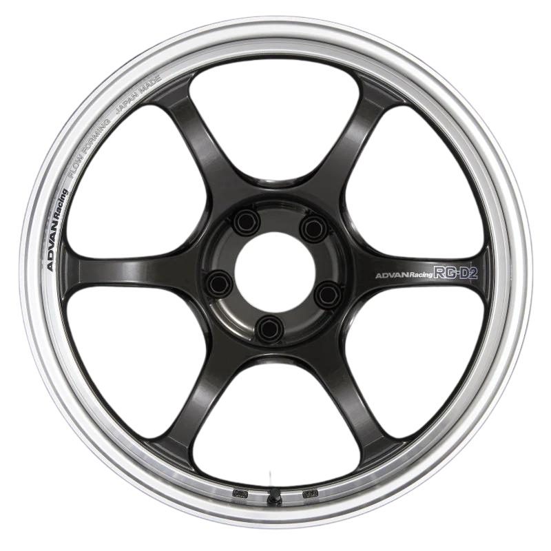 Advan RG-D2 17x8.0 +54 5-114.3 Machining & Black Gunmetallic Wheel