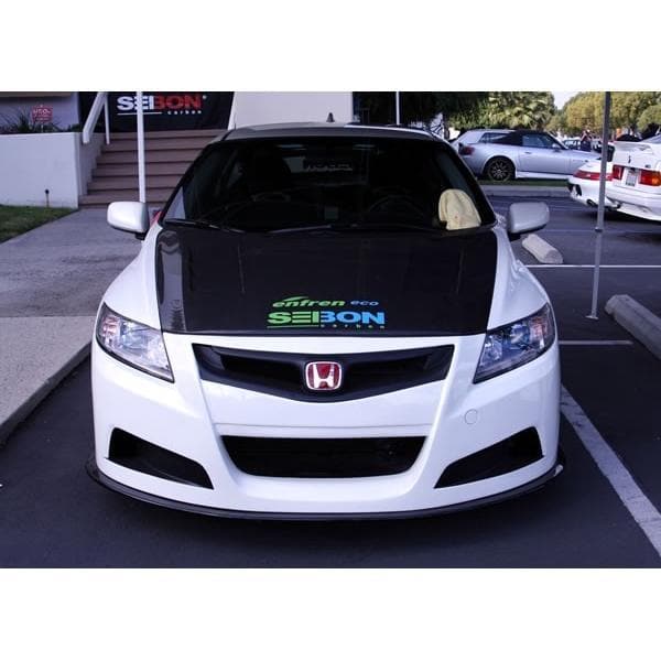 Seibon Slot Vented Carbon Fiber Hood - Honda CR-Z