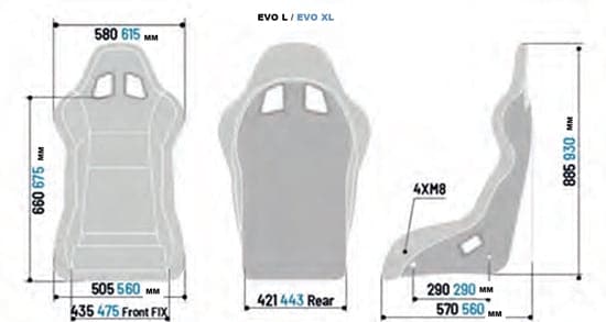 Sparco Seat EVO XL QRT