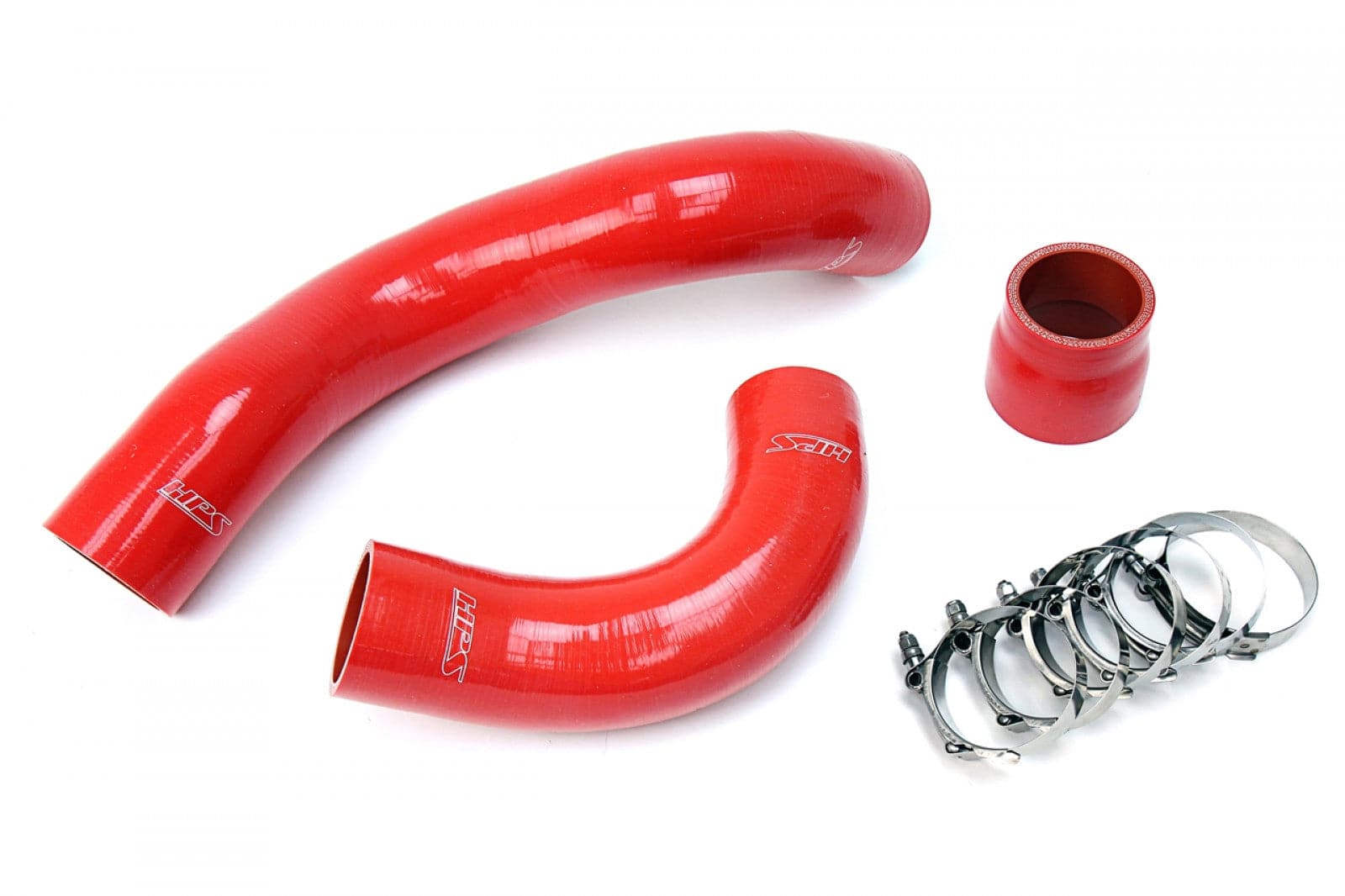 Kit de manguera intercooler de silicona reforzada HPS, color rojo, para Honda 17-19 Civic Type R 2.0L Turbo