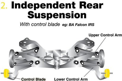 Casquillo inferior del brazo de arrastre trasero Whiteline - RX8 03-11, Miata y MX5 05-13