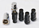 Wheel Mate Monster Locking Lug Nut Set of 4 - Black 14x1.50